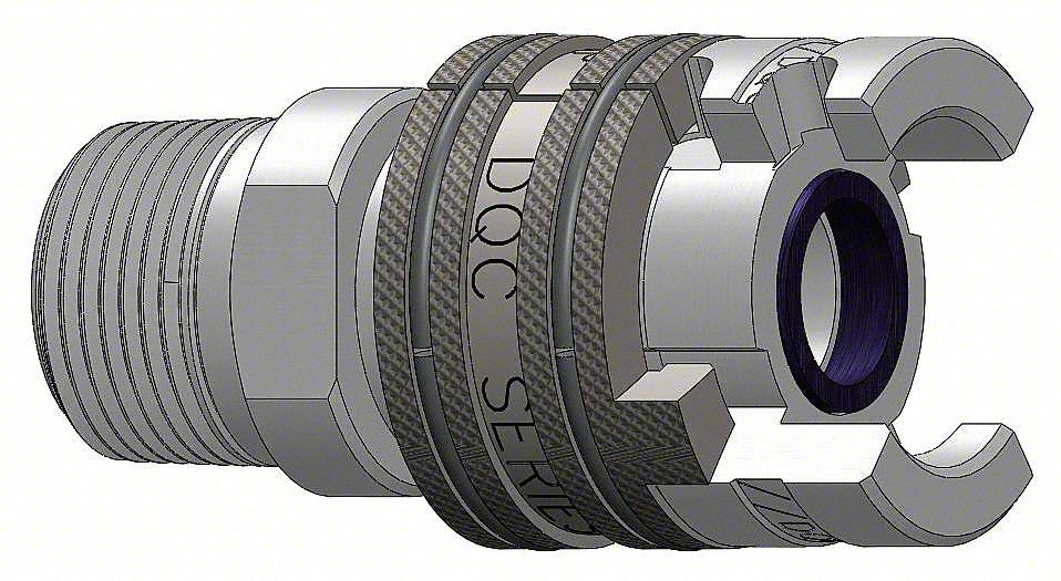 Quick Connect,Socket,1/2" Body,3/4"-14