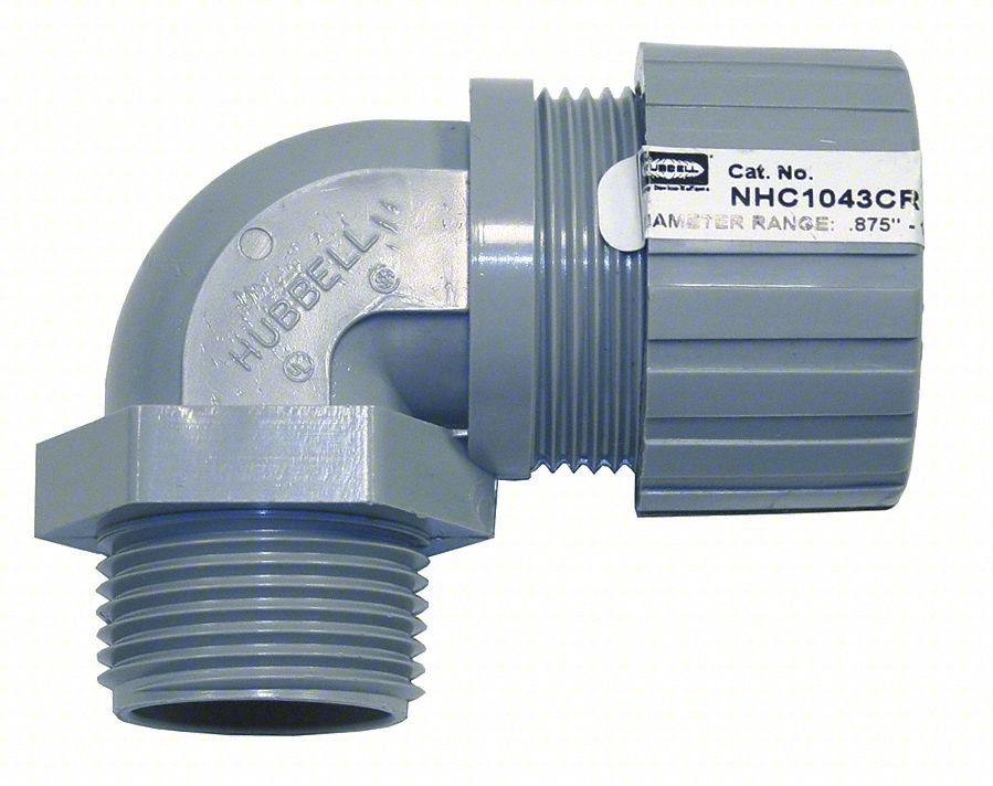 LIQUID TIGHT CORD CONNECTOR: NYLON, 1 IN