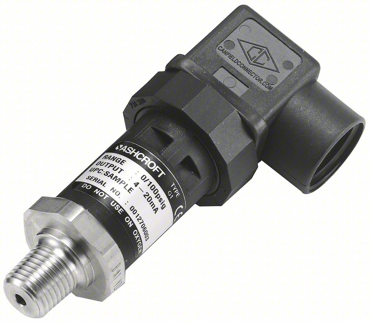 Pressure Transmitter,0 to 1000 psi,1/4"