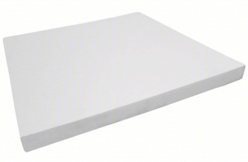 Polyethylene Sheet,L 12 in,White