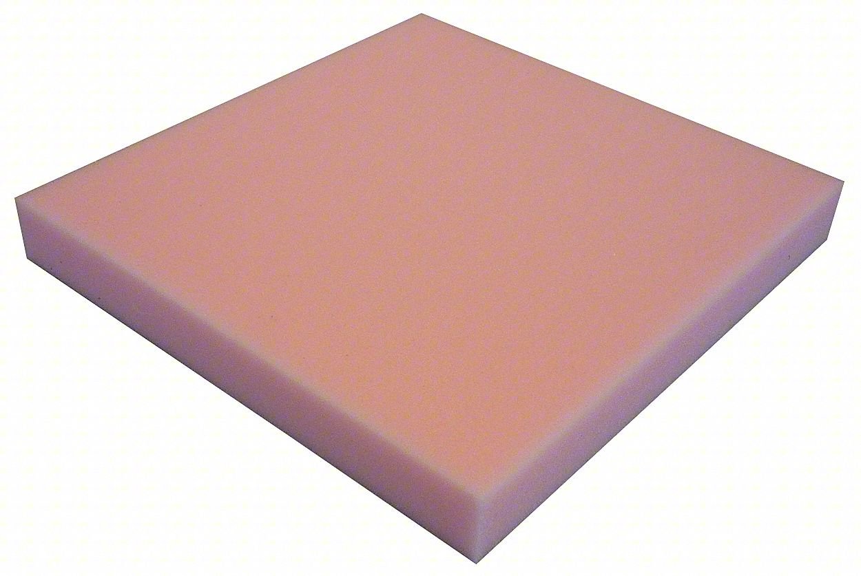 Polyurethane Sheet,L 6 5/6 ft,Pink