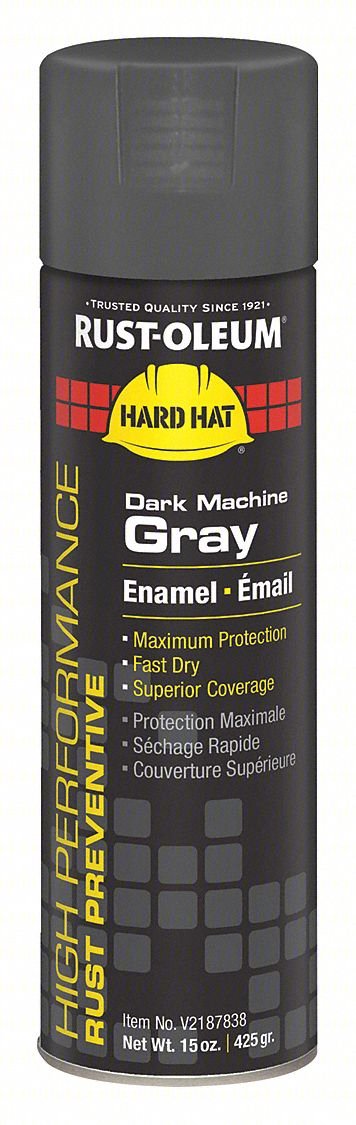 Spray Paint,Dark Machine Gray,15 oz.