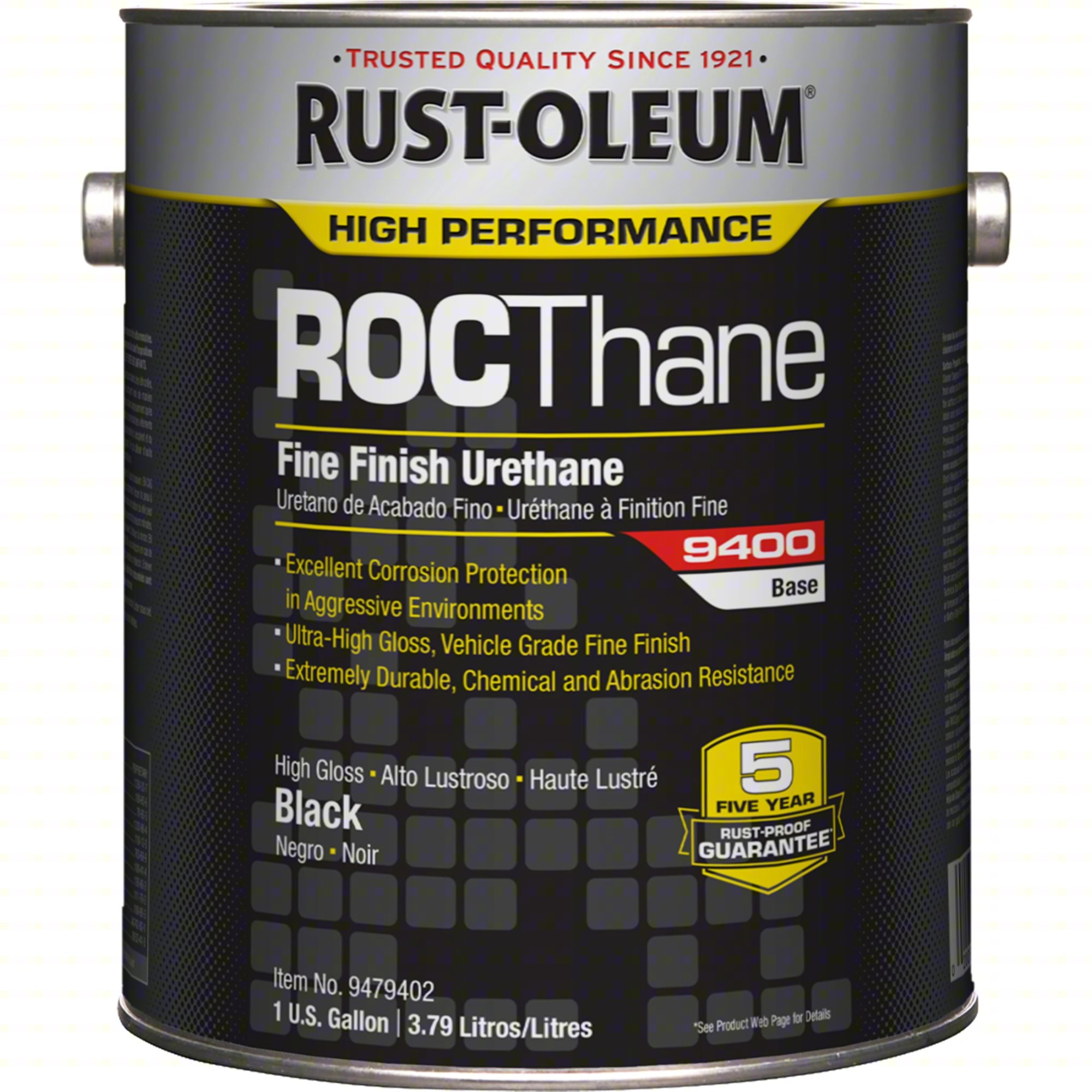 Polyester Urethane Coating,Black,1 gal