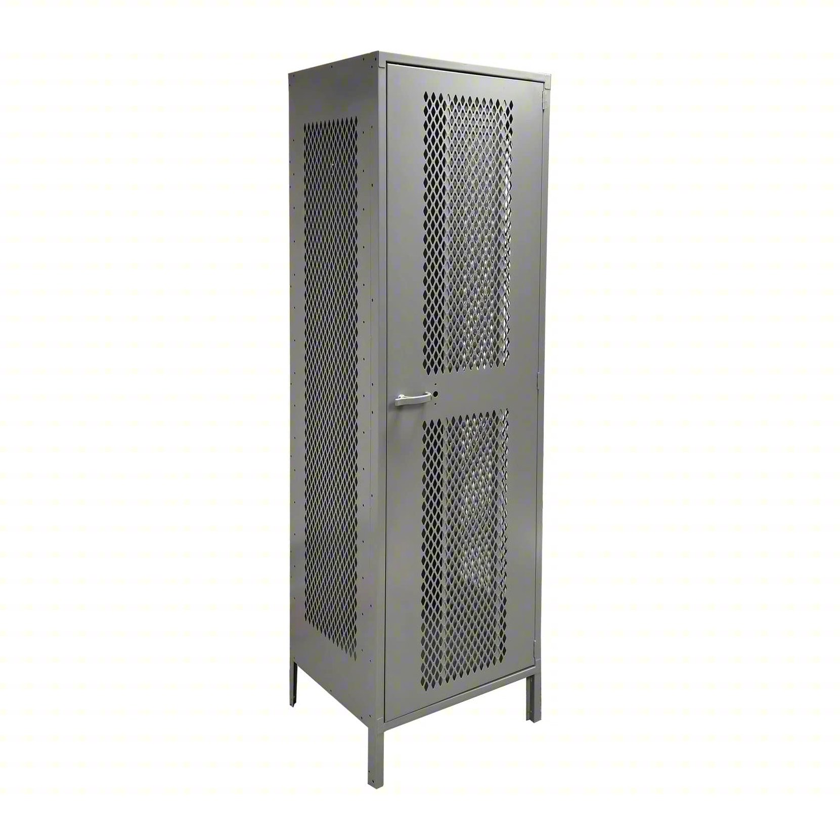 STORAGE CABINET: 24 IN X 21 IN X 78 IN,