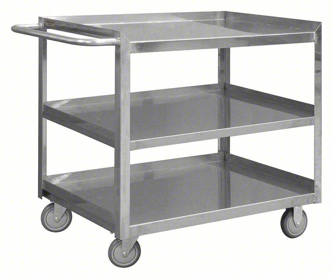 Metal Shelf Cart,600 lb,SS