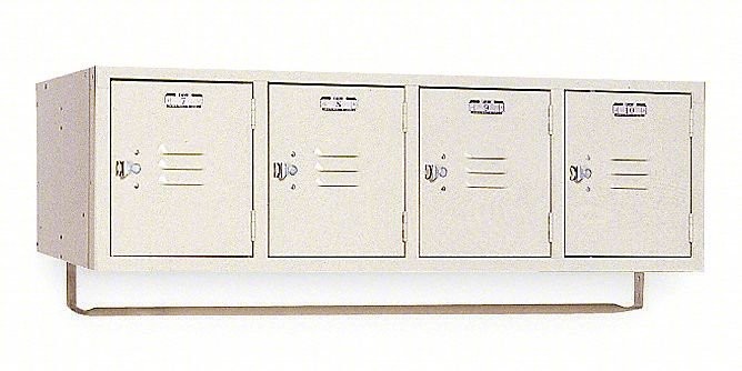 WALL MOUNT BOX LOCKER: 45 IN X 18 IN X 1
