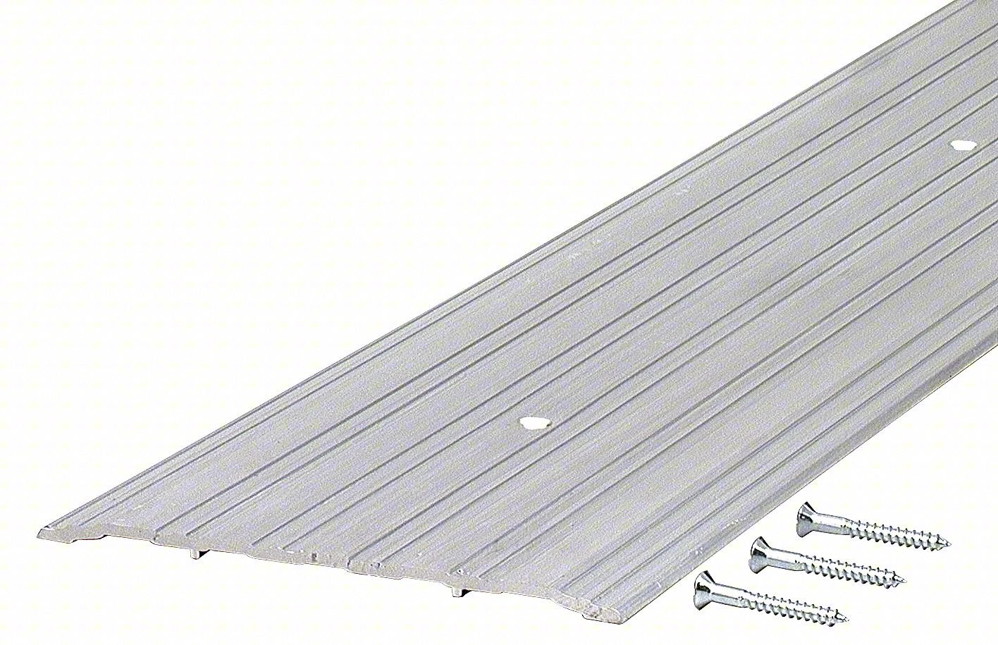 Saddle Threshold,Fluted Top,6 ft.,Alum
