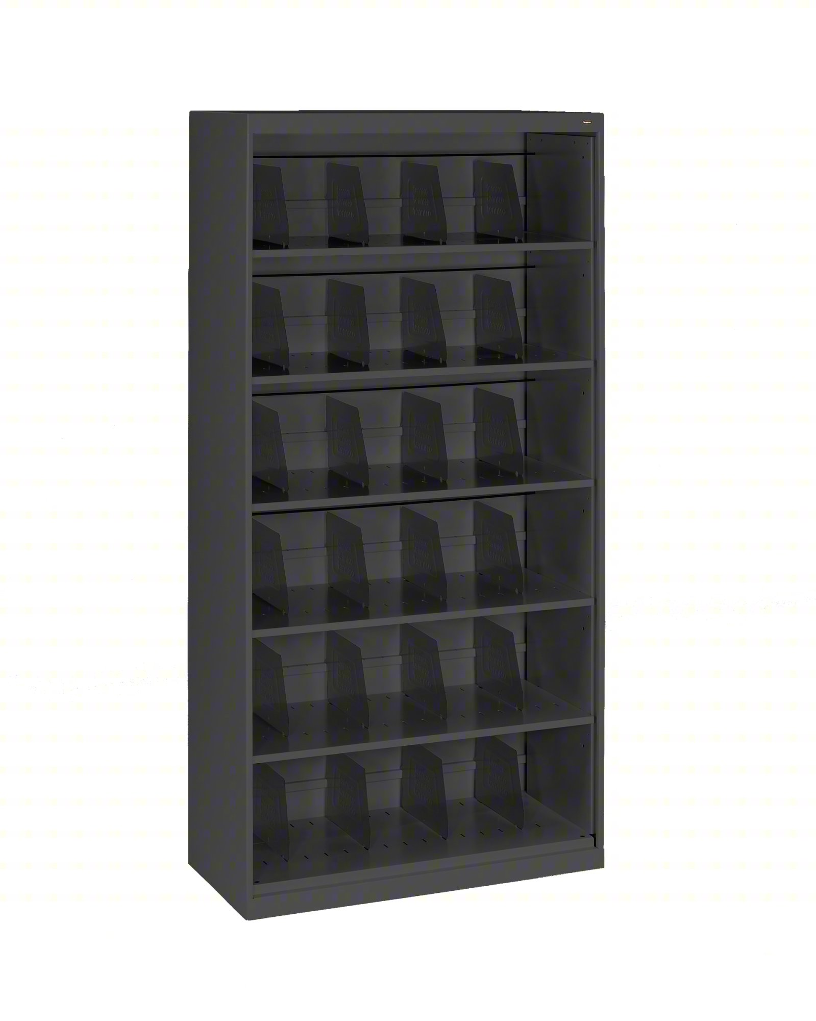 OPEN-FILE SHELVES,75 1/4 IN H,BLACK