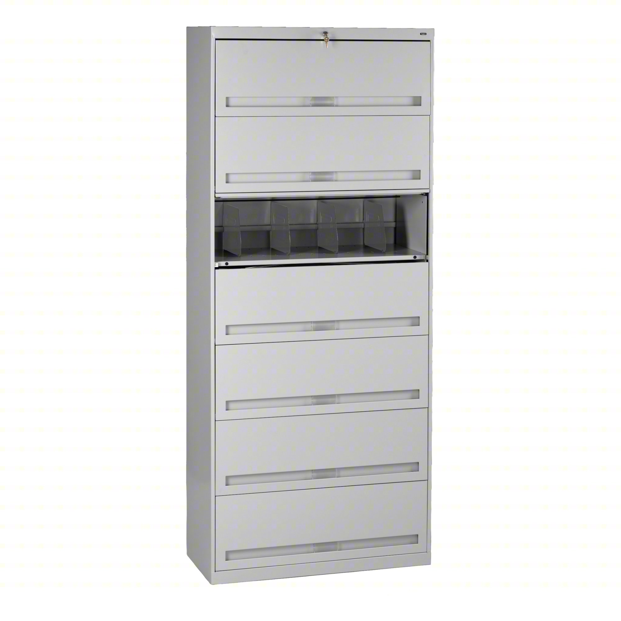 LATERAL FILE CABINET,LIGHT GRAY