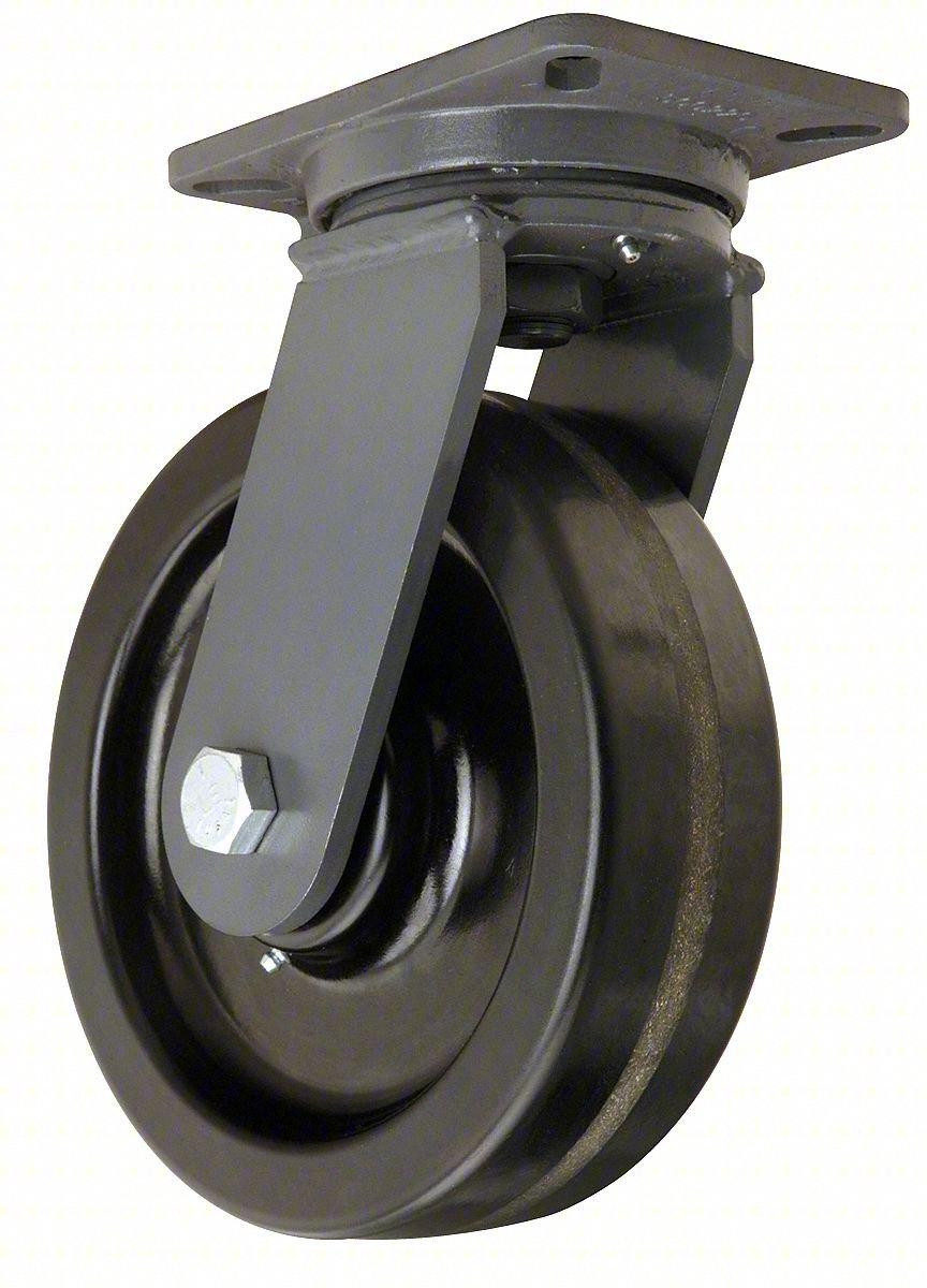 PLATE CASTER,SWIVEL,PHENOLIC,12 1/2"H