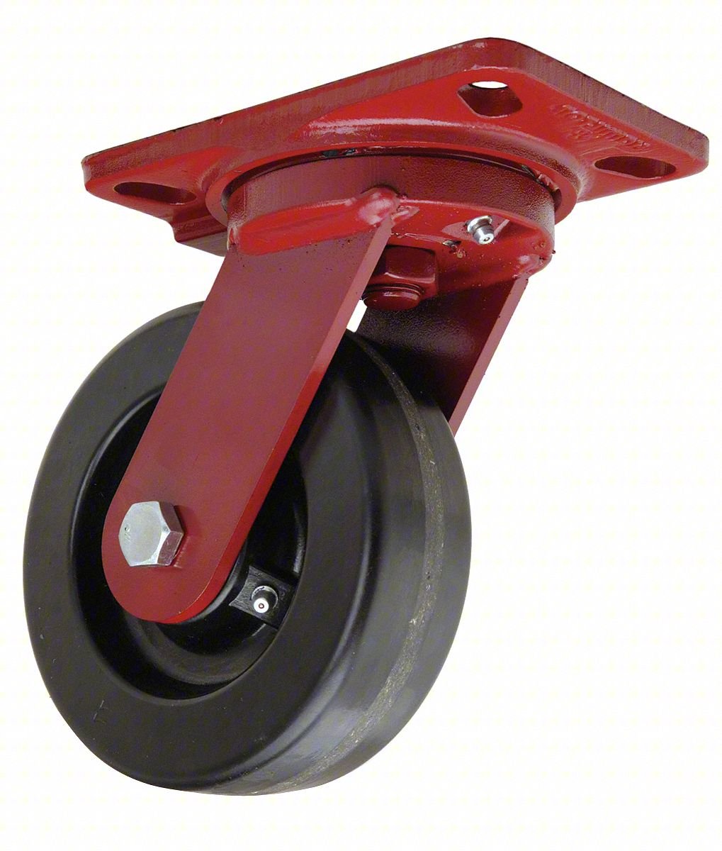 PLATE CASTER,SWIVEL,PHENOLIC,7 3/4"H