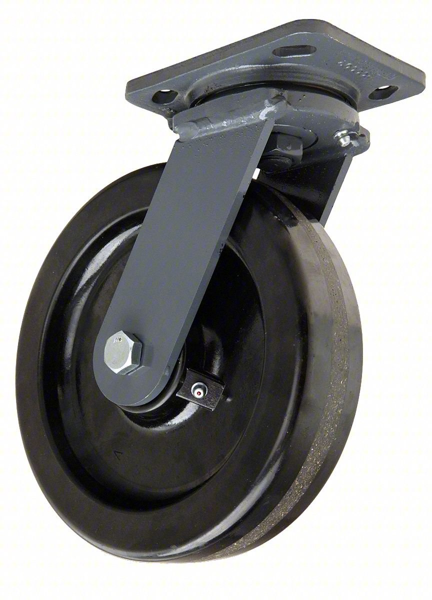 PLATE CASTER,SWIVEL,PHENOLIC,9 1/2"H