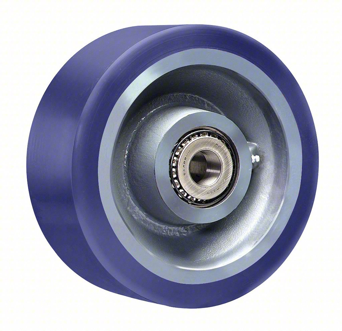 CASTER WHEEL,10"DIA,5,000 LB,BLUE