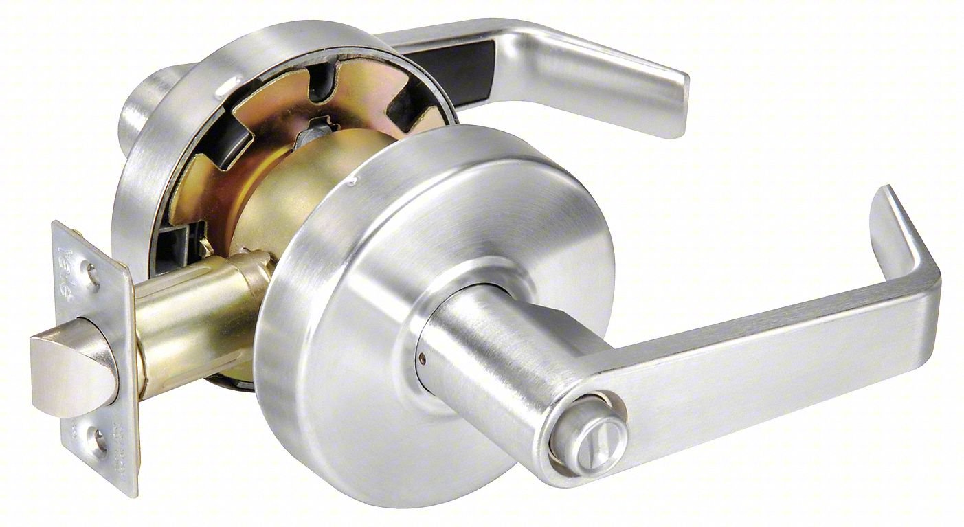 Lever Lockset,Mechanical,Privacy,Grade 2