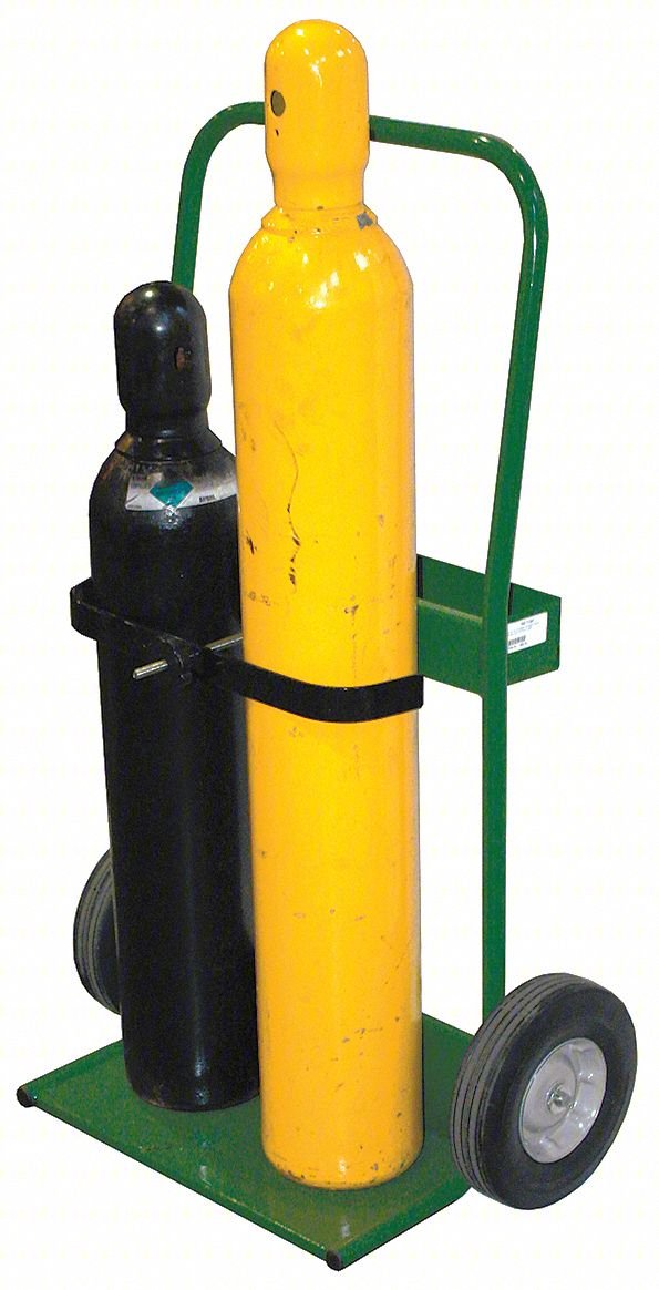Cylinder HandTruck,400 lb,45"x30"x6-1/2"