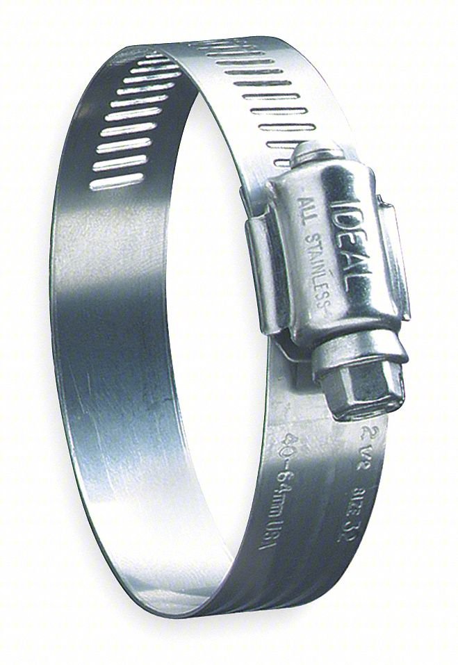Worm Gear Hose Clamp,9/16"W,3/8"ID,PK10