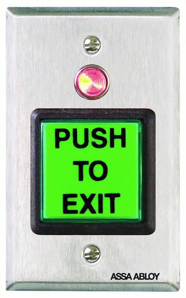 Push to Exit Button, Wall Mounted