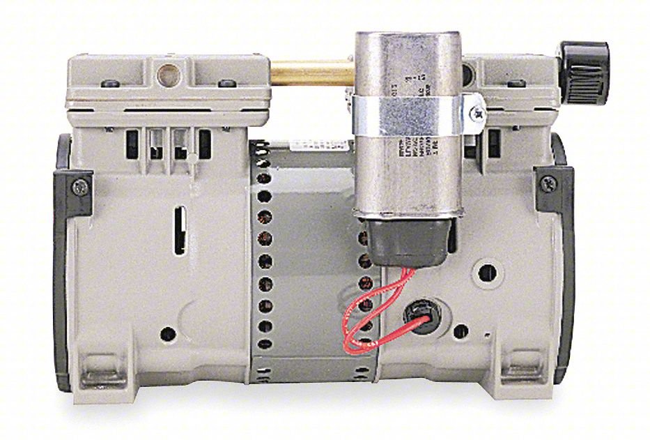 Piston Air Comp/Vacuum Pump,0.333 hp