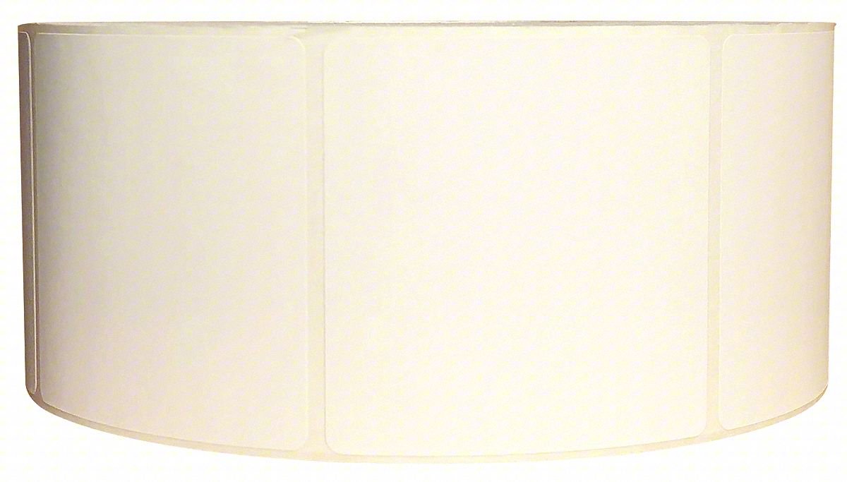 Barcode Printer Label,3" W,3" H,White