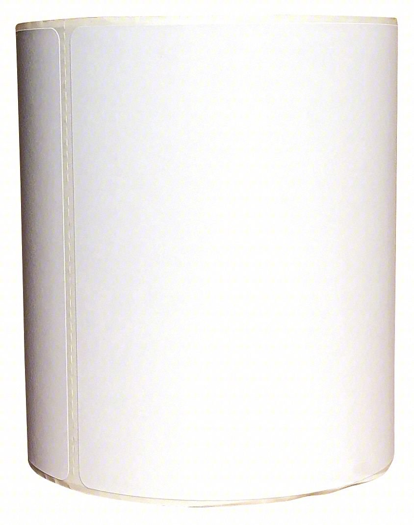 Barcode Printer Label,4" W,3" H,White