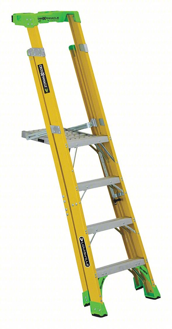 Platform Stepladder,7 ft. 3" H