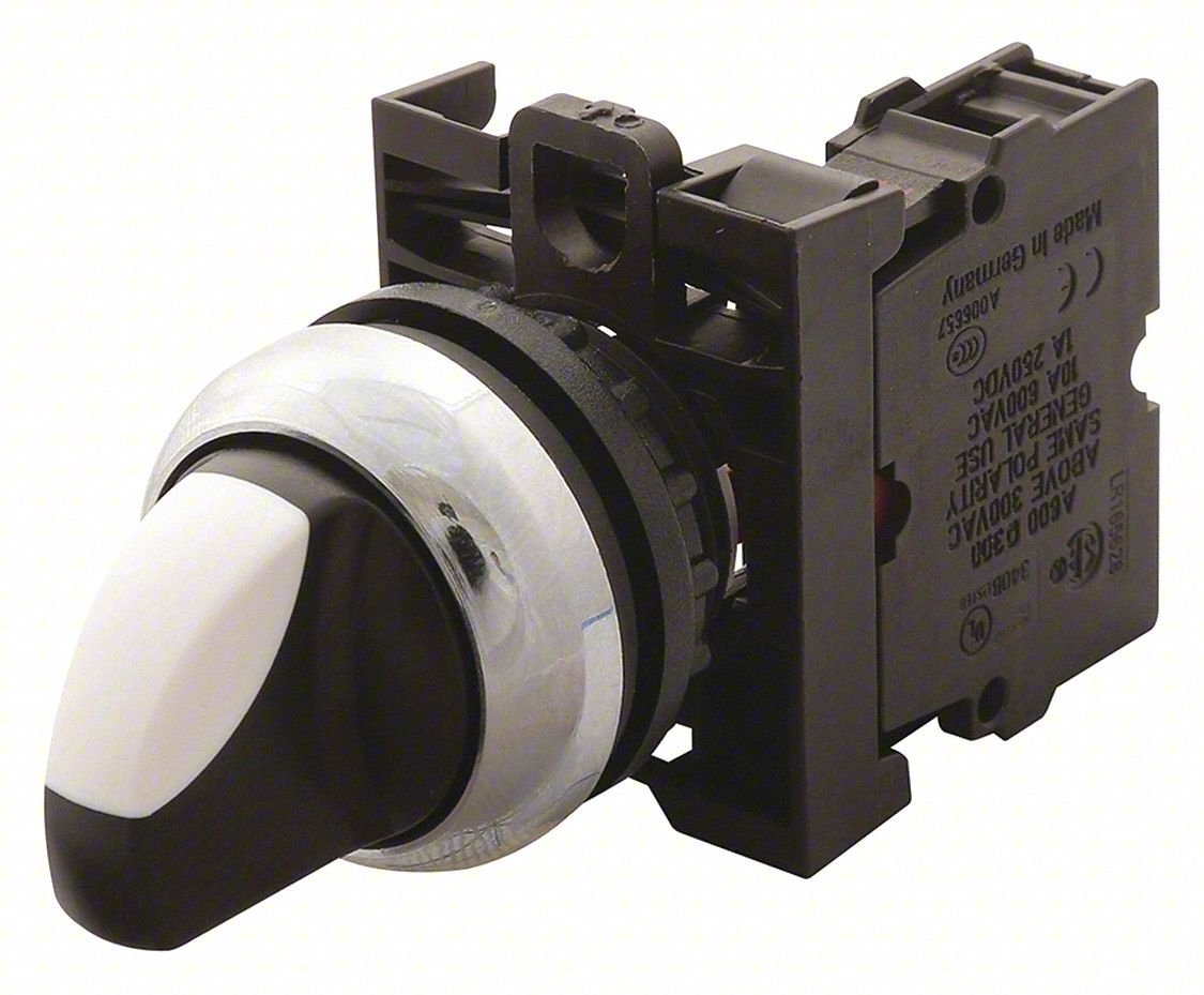 SELECTORSWITCH, NON-ILLUM, 2POS, 22MM, B