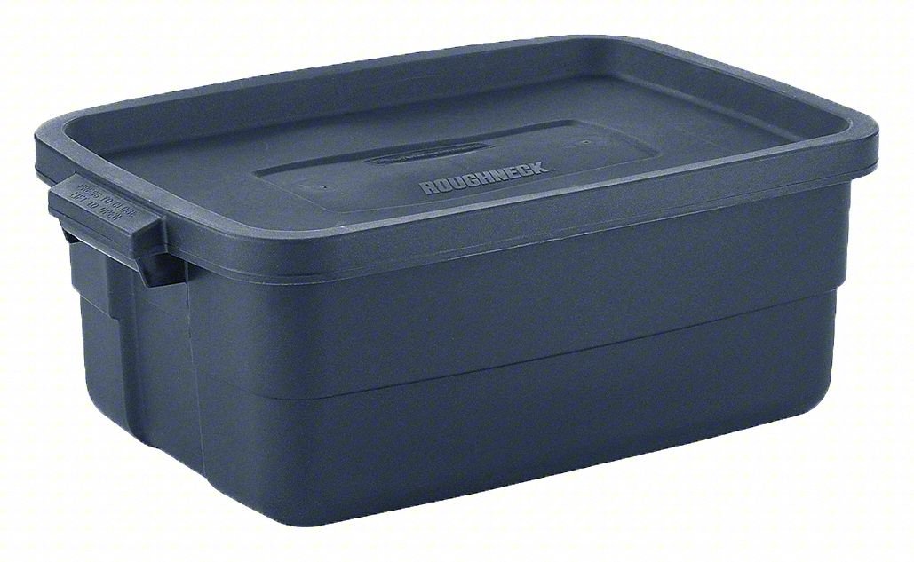 STORAGE TOTE: 10 GAL, 23 7/8 IN X 15 7/8