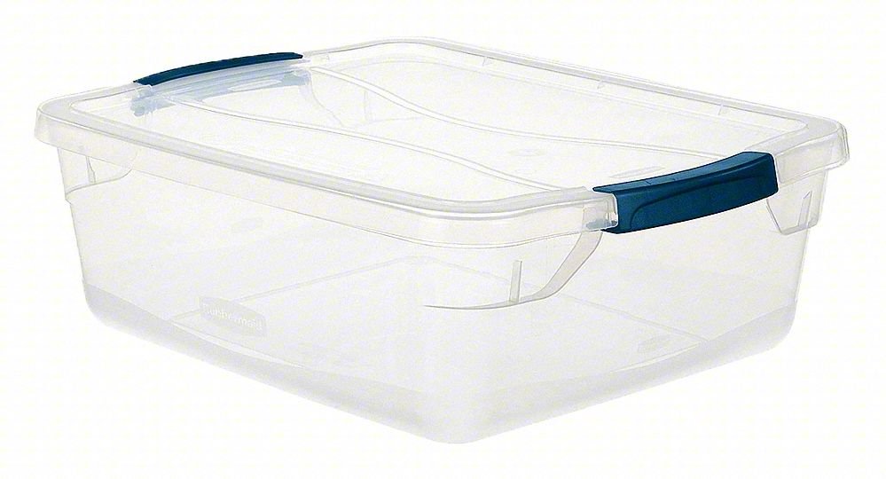STORAGE TOTE: 4 GAL, 18 3/4 IN X 13 3/8