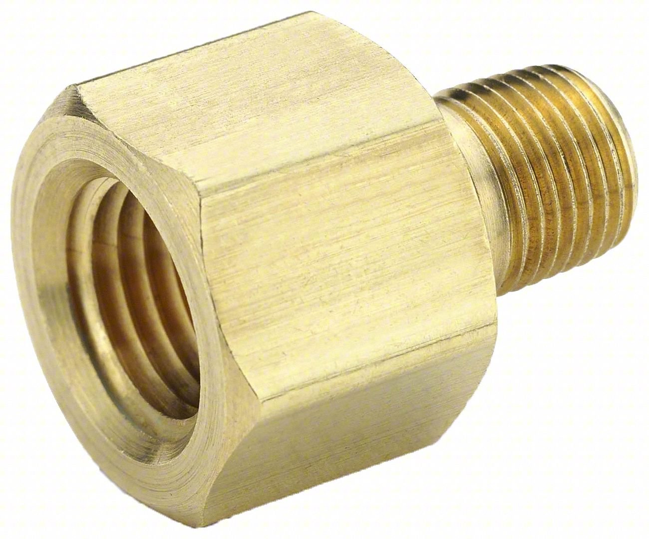 Female x Male Adapter, Brass, 3/8 in