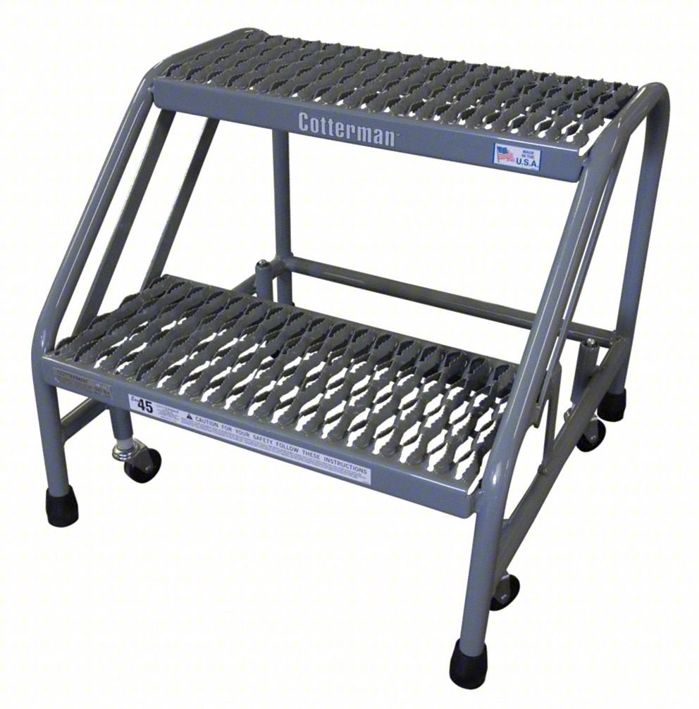 Rolling Step,2 Steps,Overall 20" H