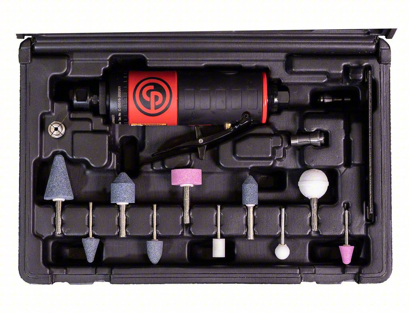 DIE GRINDER KIT,3.6 CFM,0.56 HP,7 1/8" L