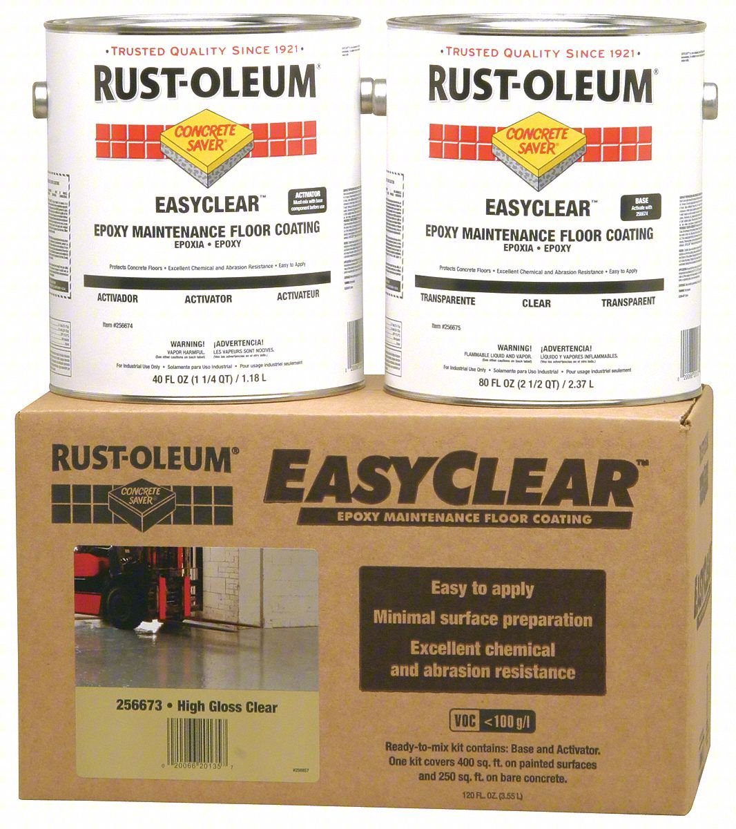 Floor Coating,Clear,1 gal,Kit