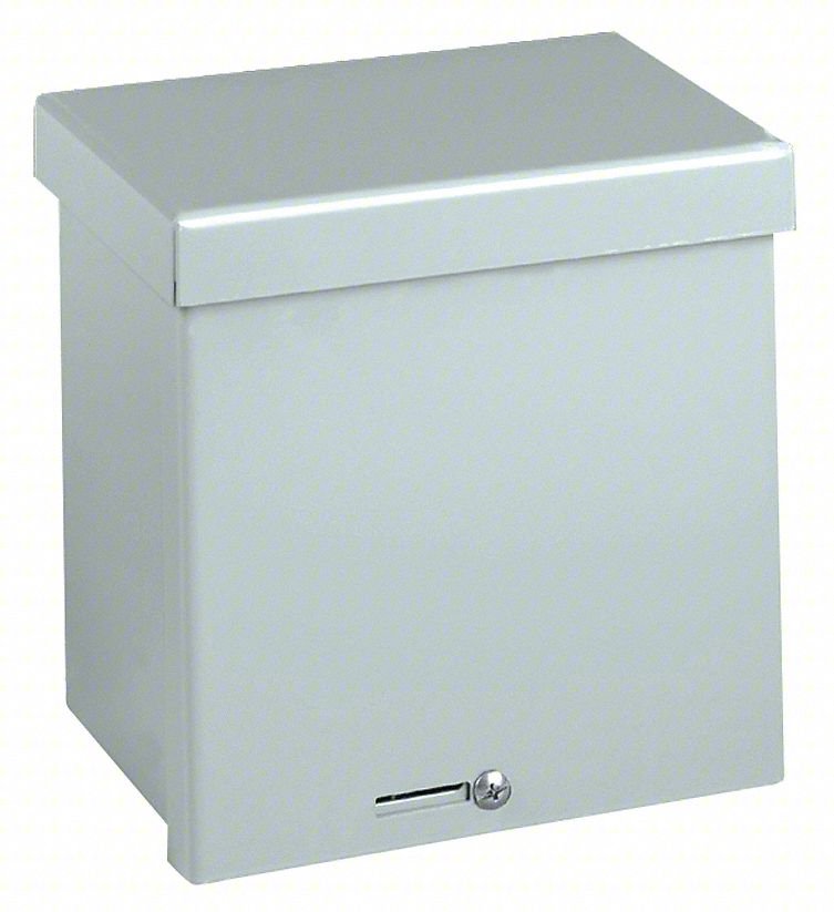 ENCLOSURE: STEEL, 10 IN X 10 IN X 6 IN,