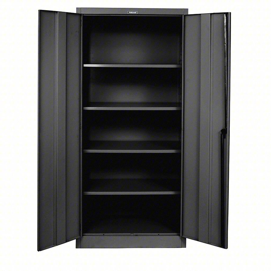 STORAGE CABINET: 36 IN X 18 IN X 78 IN,