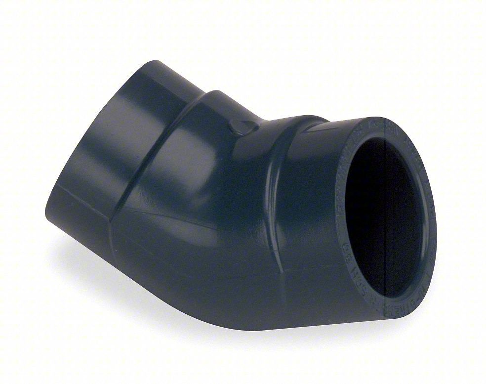 45 Elbow, 3/4 in, Schedule 80, Socket