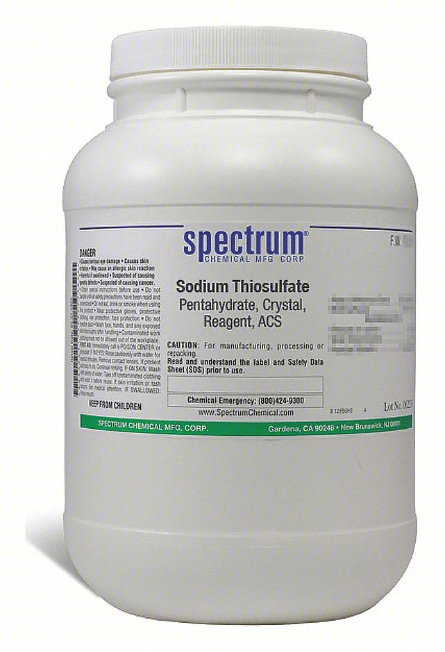 SODIUM THIOSULFATE - PENTAHYDRATE: ACS,