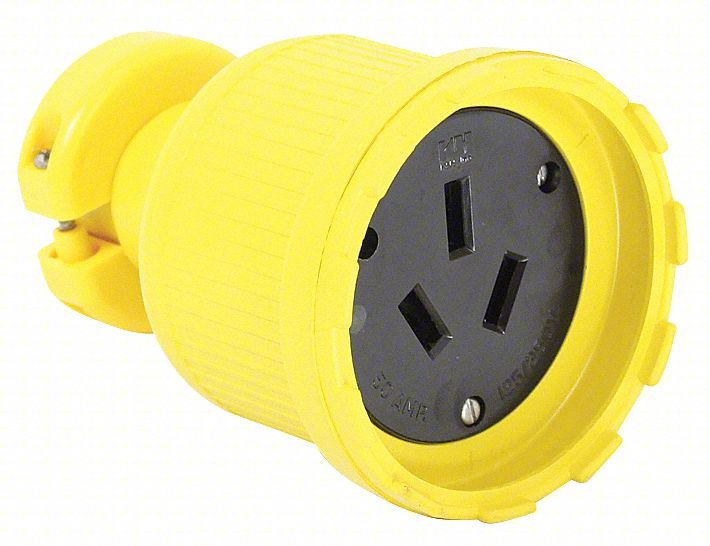 STRAIGHT BLADE CONNECTOR: 10-50R, 50 A,
