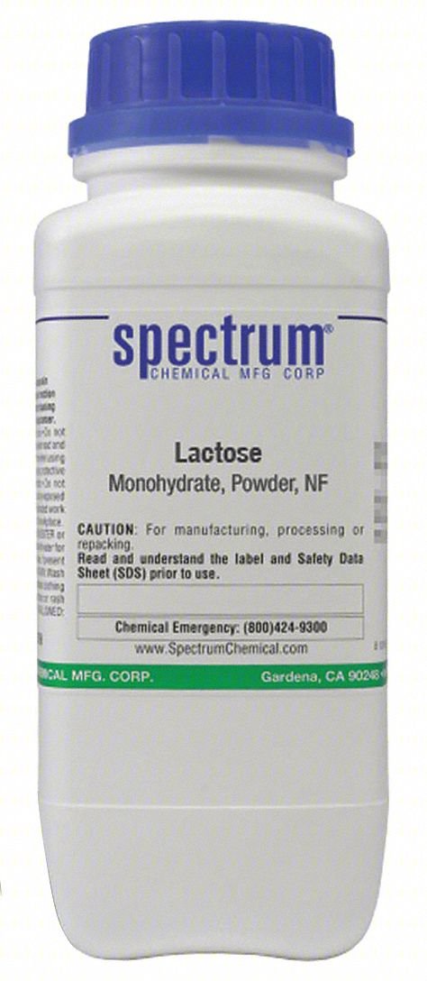 LACTOSE - MONOHYDRATE: NF, 500 G, 64044-