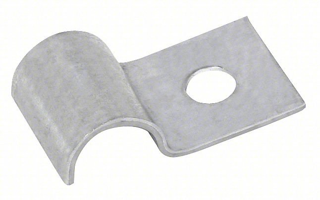 Half Clamp,Galvanized,Dia 3/16 In,PK50