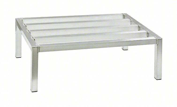 Dunnage Rack,1500 lb.,Aluminum,60W x 20D