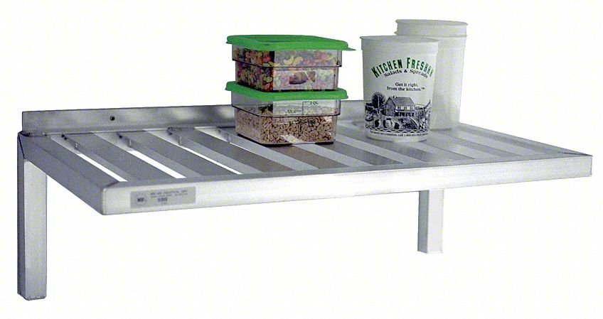 TBar Wll Shlf,13x20x48in,ShlfCap 600lb