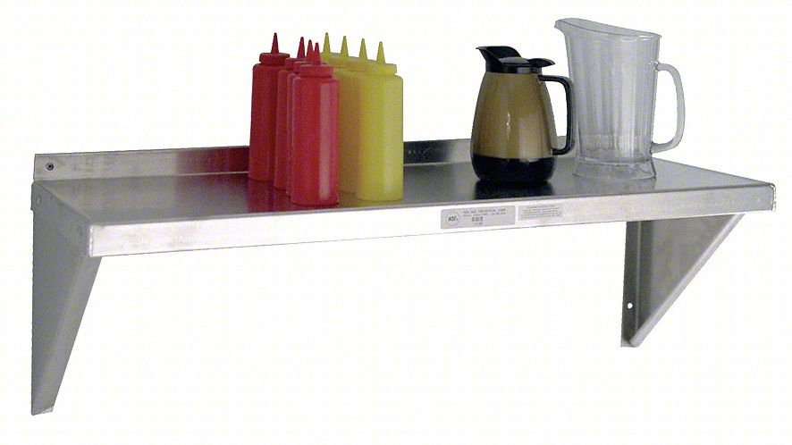 Wall Shelf,13inx12inx36in,ShlfCap 300lb