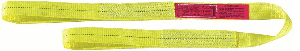 WEB SLING,FLAT EYE,6 FT L,7,200 LB CAP.