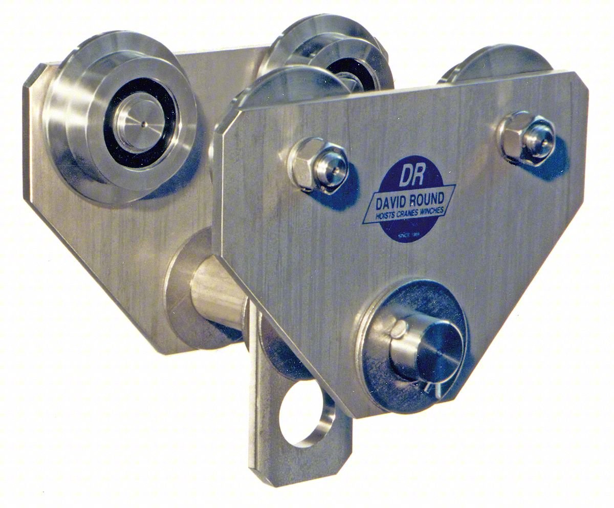 TROLLEY: PUSH, 2,000 LB MAX HOIST LOAD C