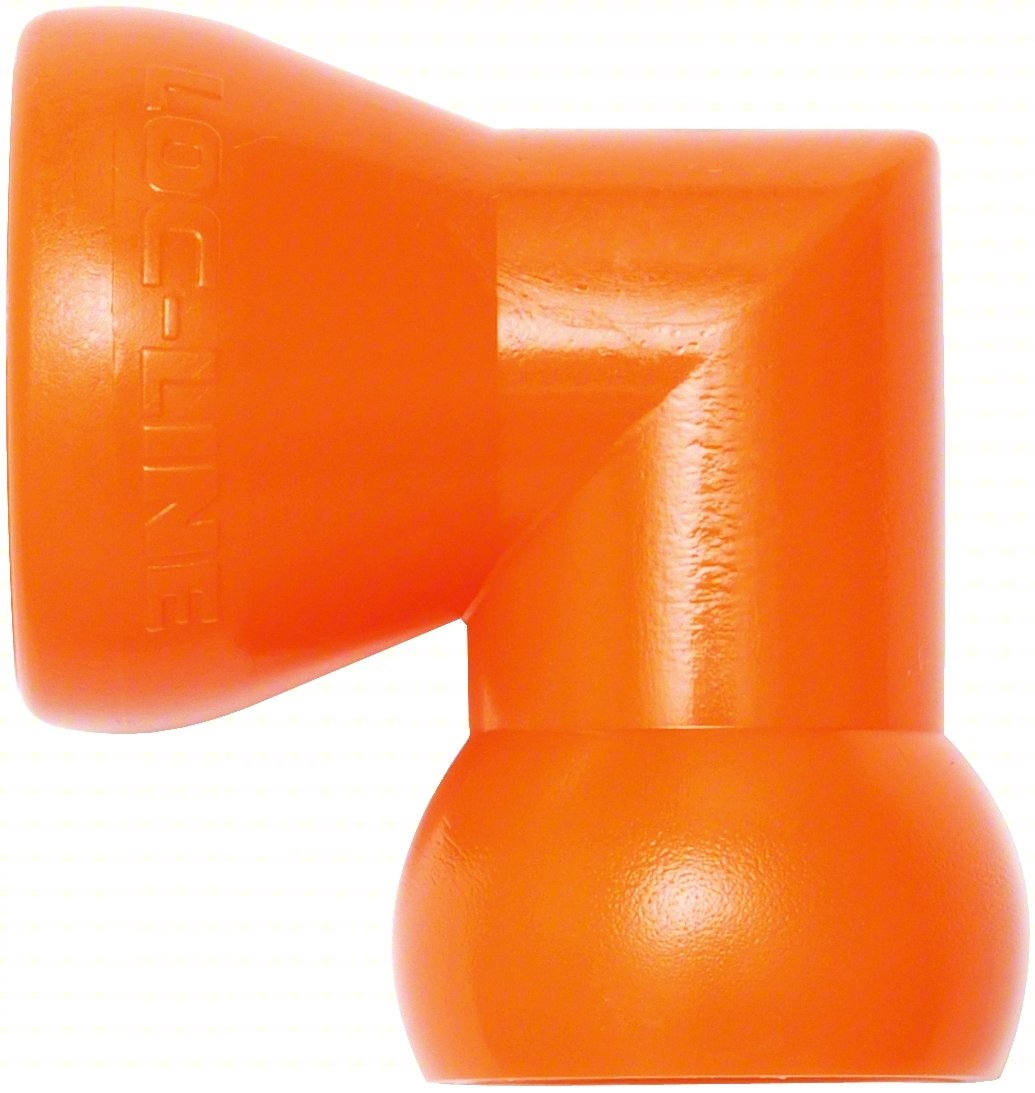 ELBOW FITTING: FOR 1/2 IN HOSE, 1/2" LOC