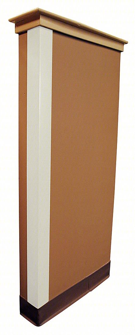 CORNER GUARD,EGGSHELL,SMOOTH,PVC,4 FT H