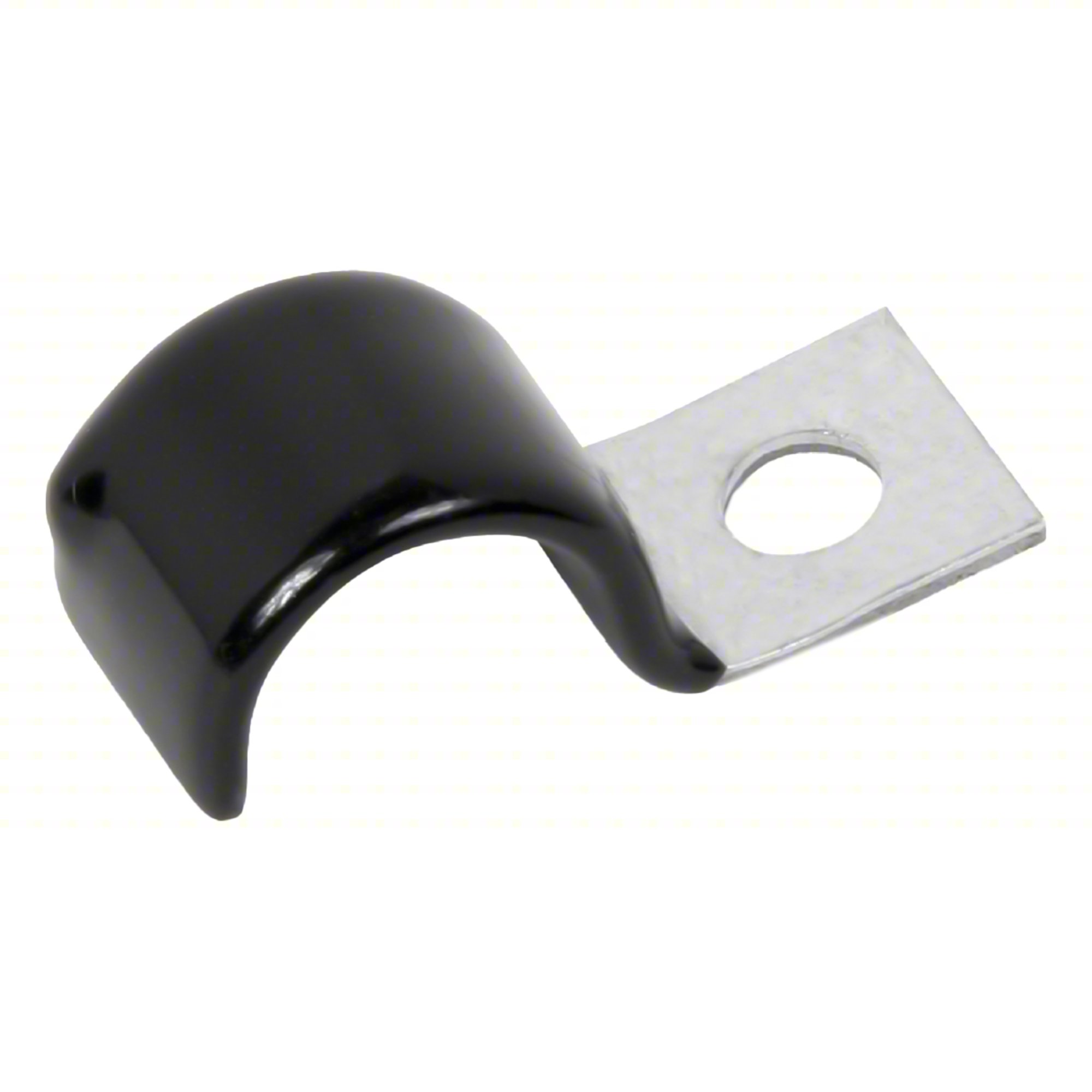 Half Clamp,Cushioned,Dia 3/8 In,PK50