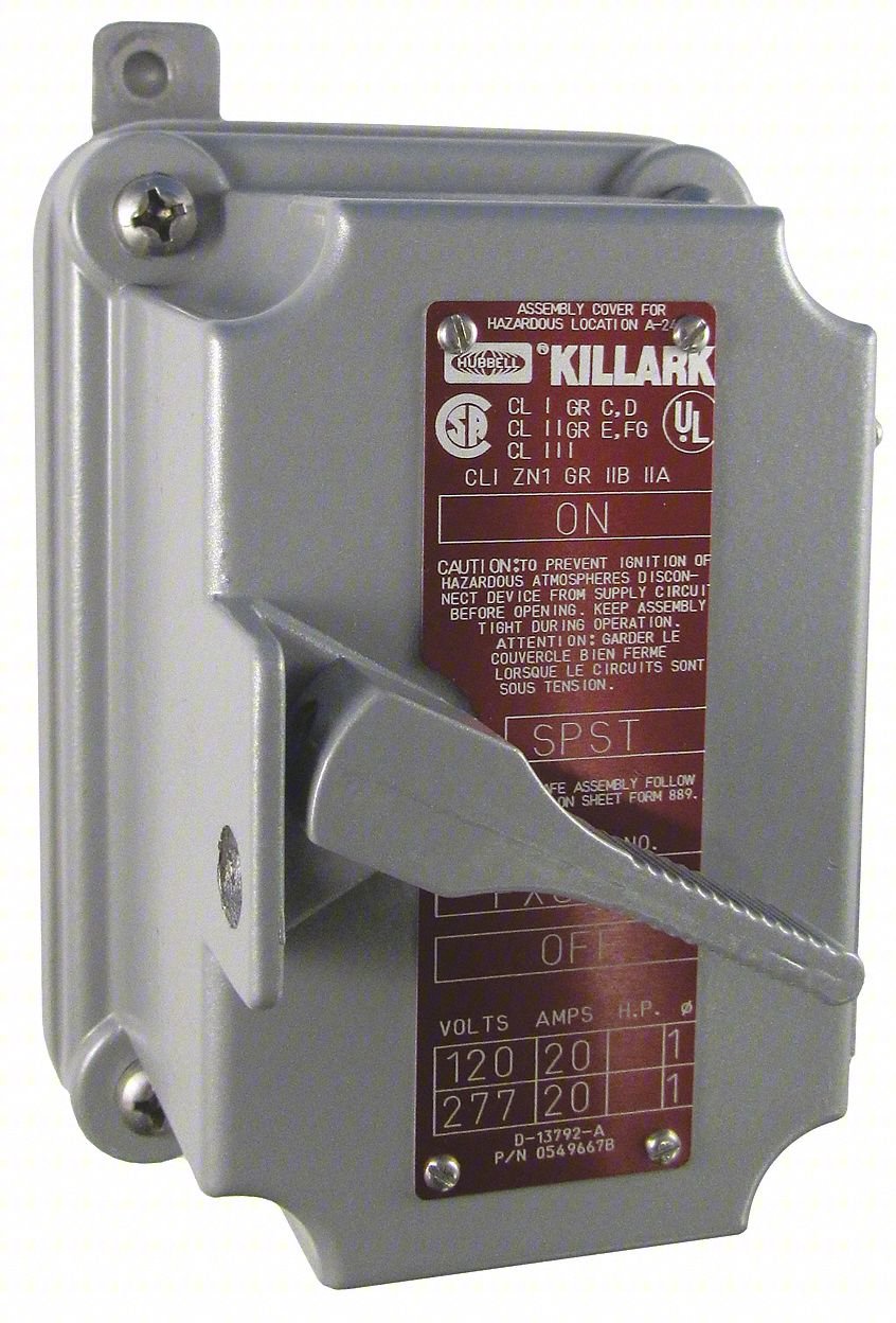 MOTOR SWITCH, NEMA 3, HANDLE, 20 A