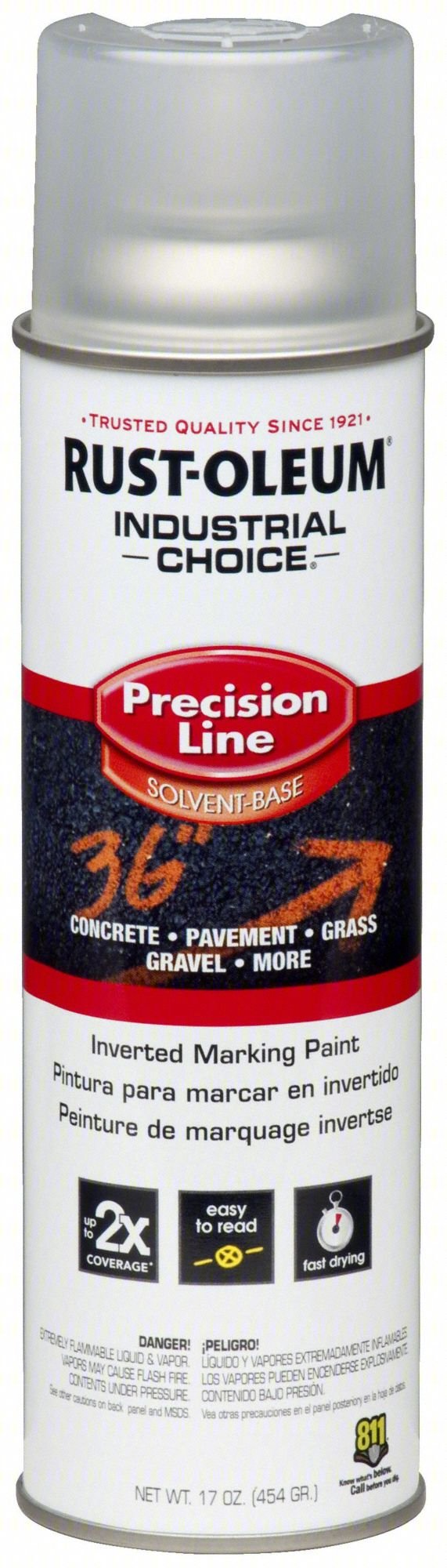 PRECISION LINE MARKING PAINT,20 OZ,CLEAR