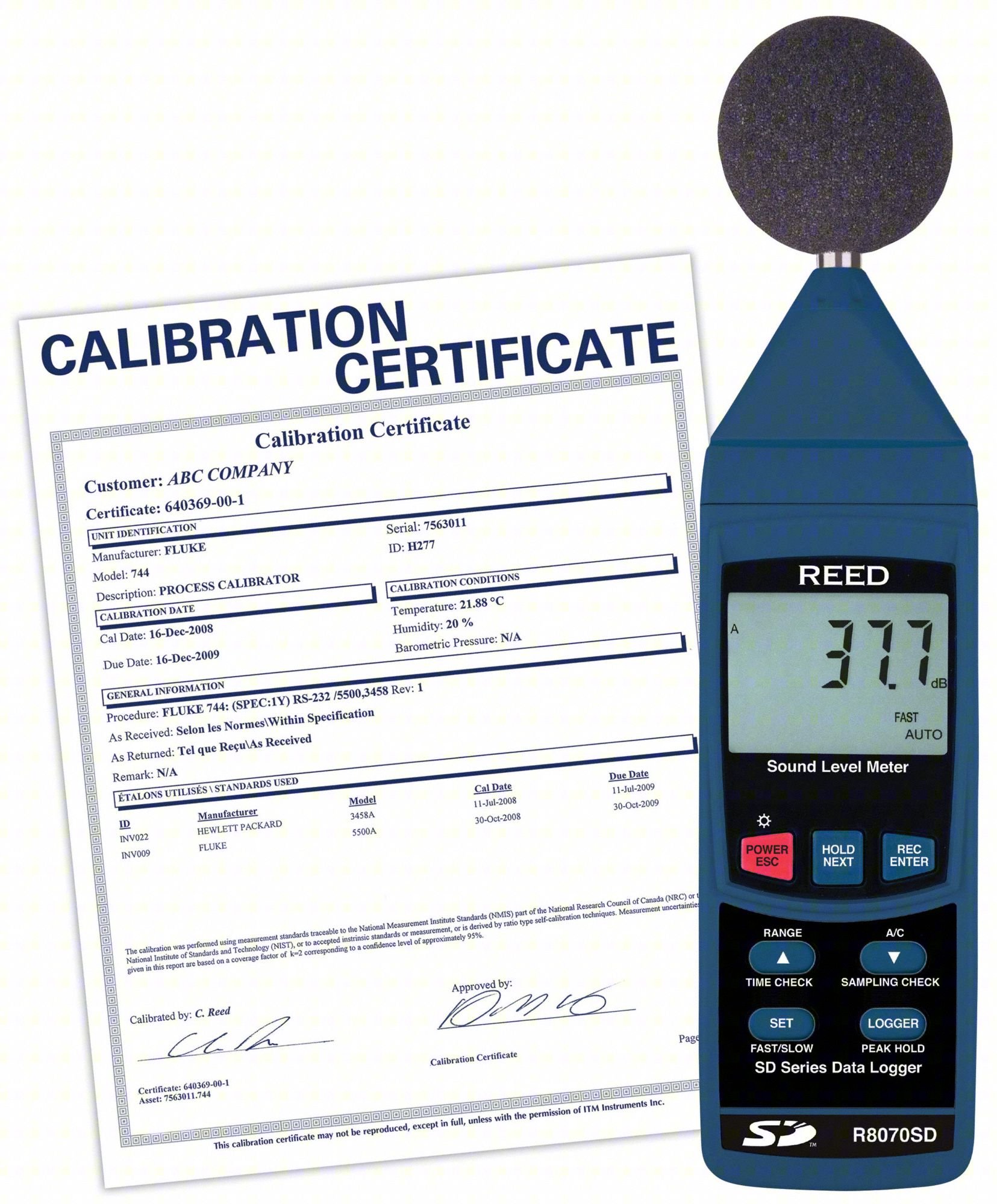 DATA LOGGING SOUND LEVEL METER